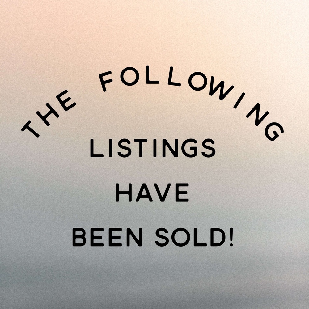 Sold Listings Notice Sign